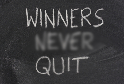 Winners Quit All of The Time