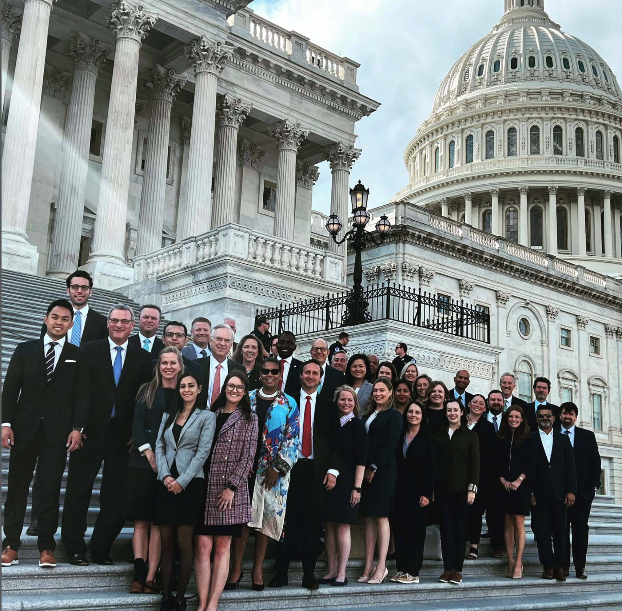 Katie Mehnert on Capitol steps